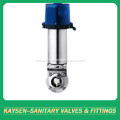 DIN Food Grade Intelligent Pneumatic Butterfly Valve Welded